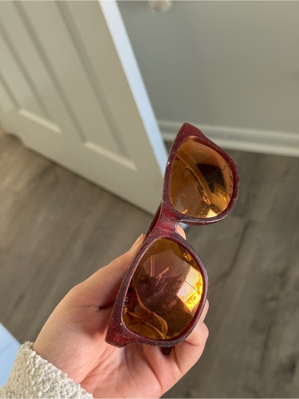 Gucci - USED Gucci Burgundy Sunglasses